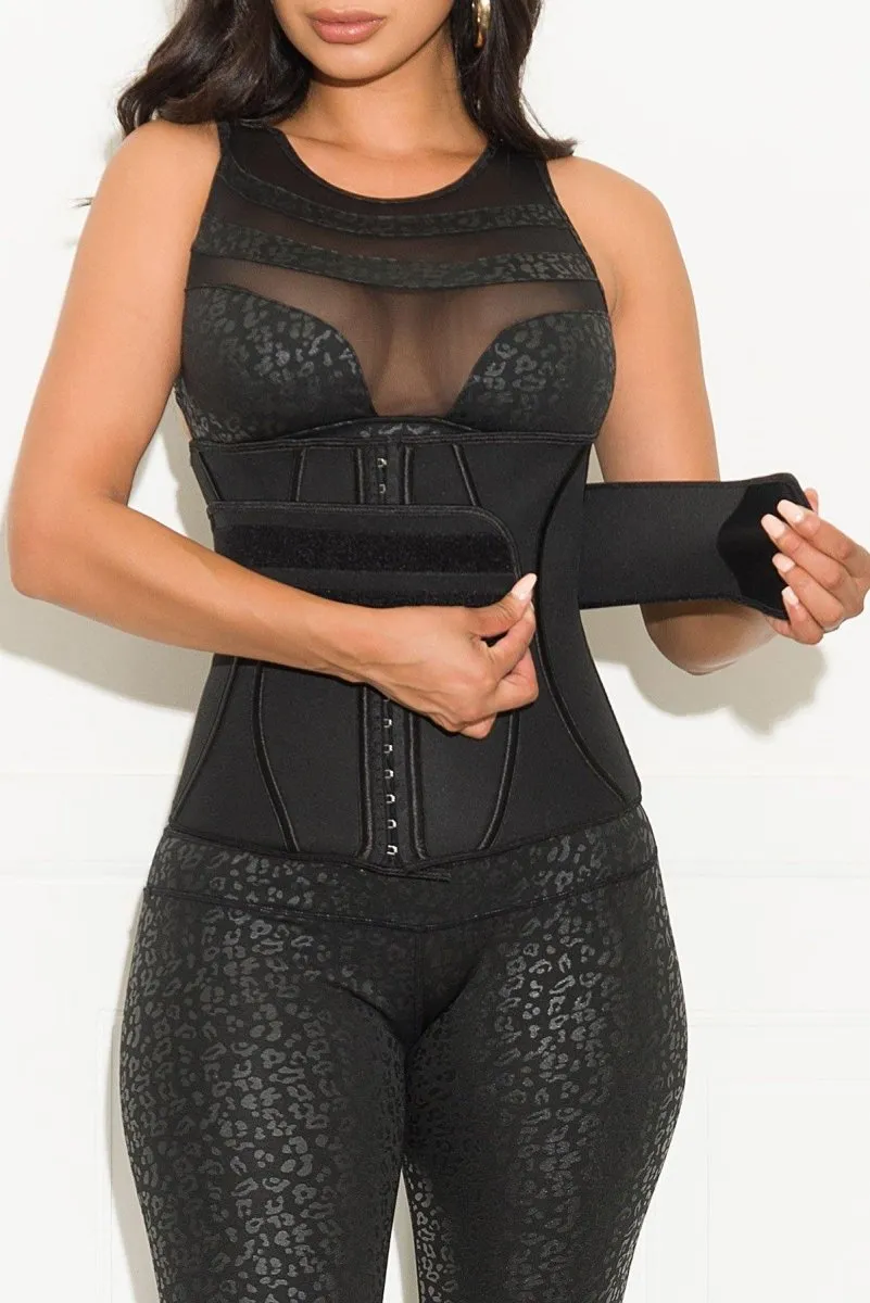 Power Belt And Waist Trainer Black