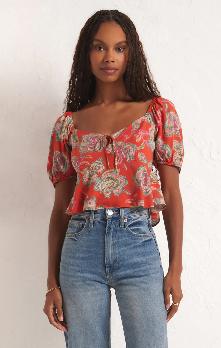 Renelle Tango Floral Top