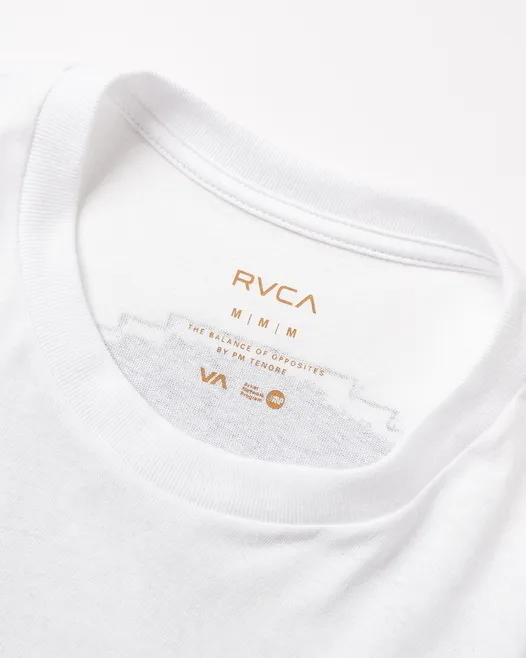 RVCA  |Plain Short Sleeves Logo T-Shirts