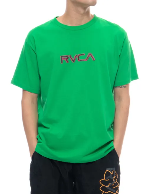 RVCA  |Plain Short Sleeves Logo T-Shirts