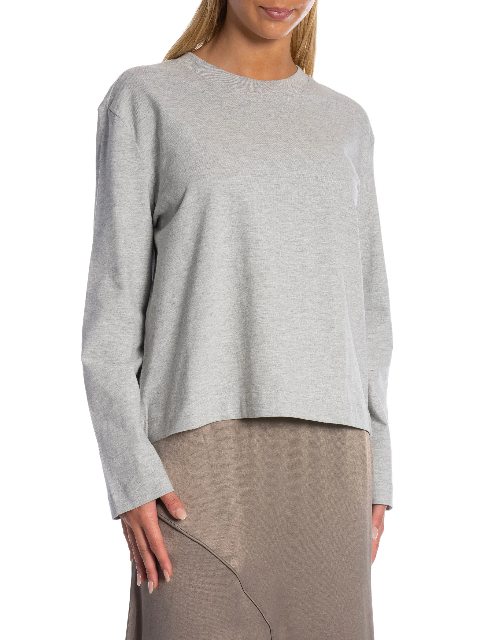 SELECTED FEMME TOP ESSENTIAL LS BOXY TEE