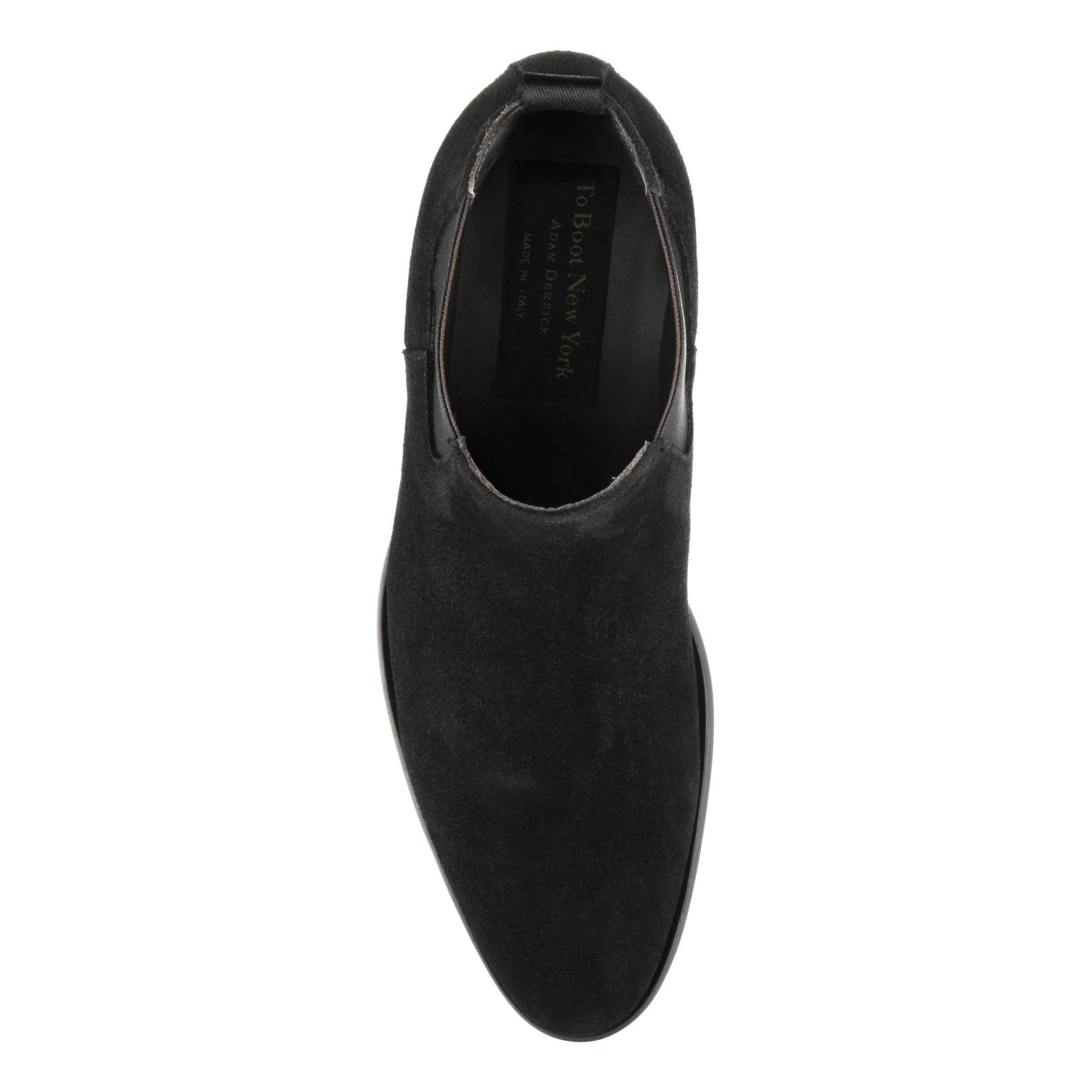 Shelby Black Suede Chelsea Boot