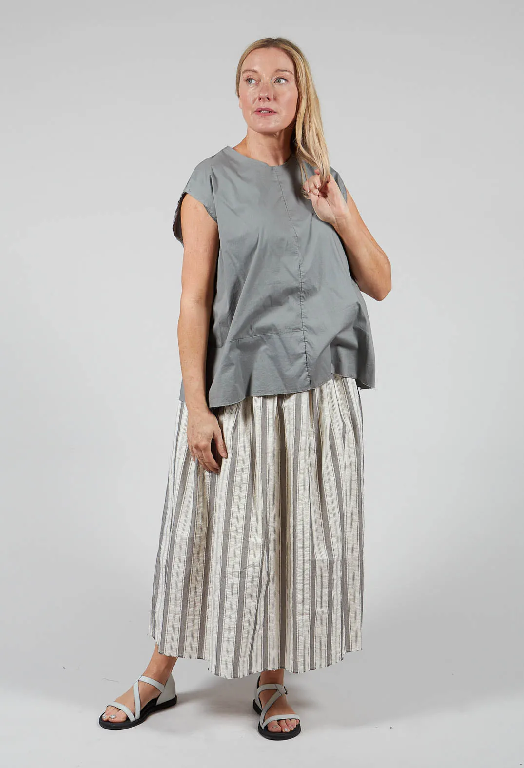 Sleeveless Top in Ferro