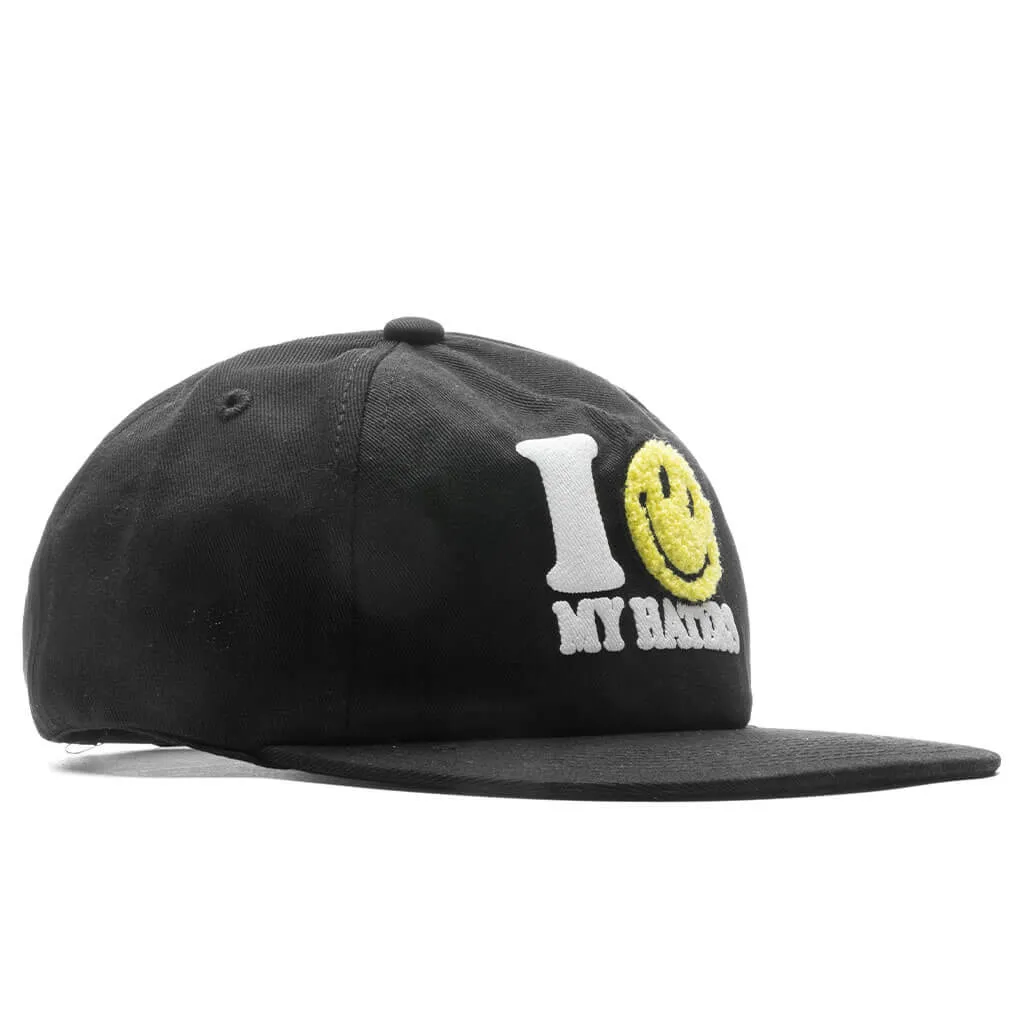 Smiley Haters 5-Panel Hat - Vintage Black