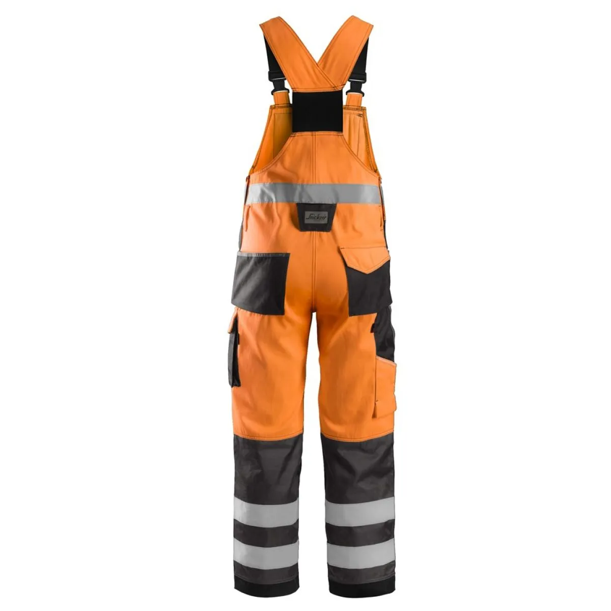 Snickers 0113 High Visibility Bib & Brace, Class 2 - High Vis Or