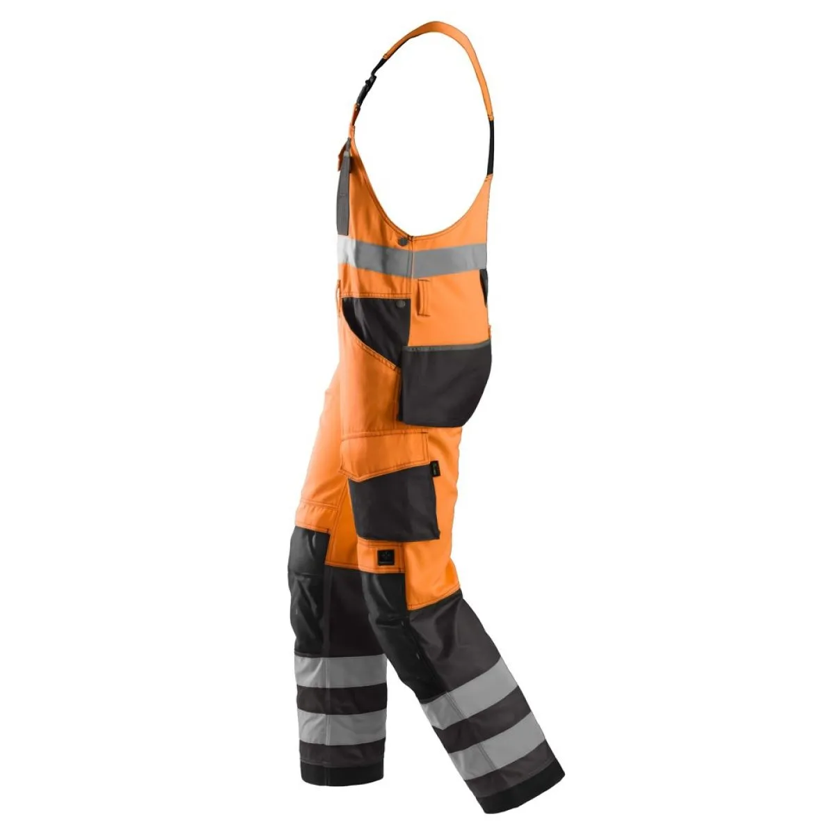 Snickers 0113 High Visibility Bib & Brace, Class 2 - High Vis Or