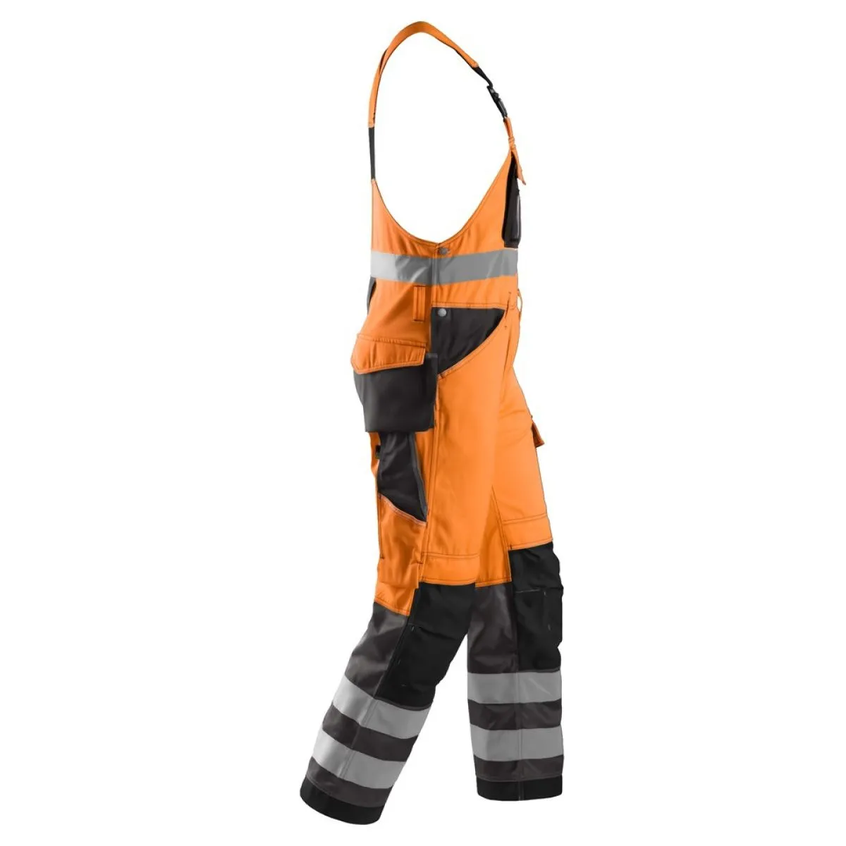 Snickers 0113 High Visibility Bib & Brace, Class 2 - High Vis Or