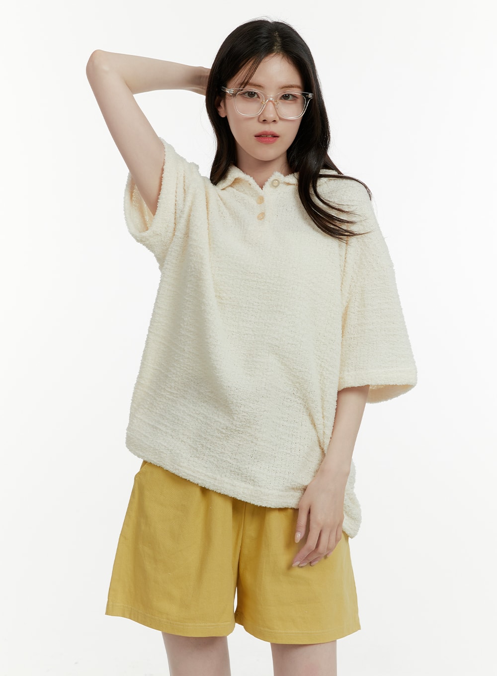 Soft Oversized Terry Top OA405