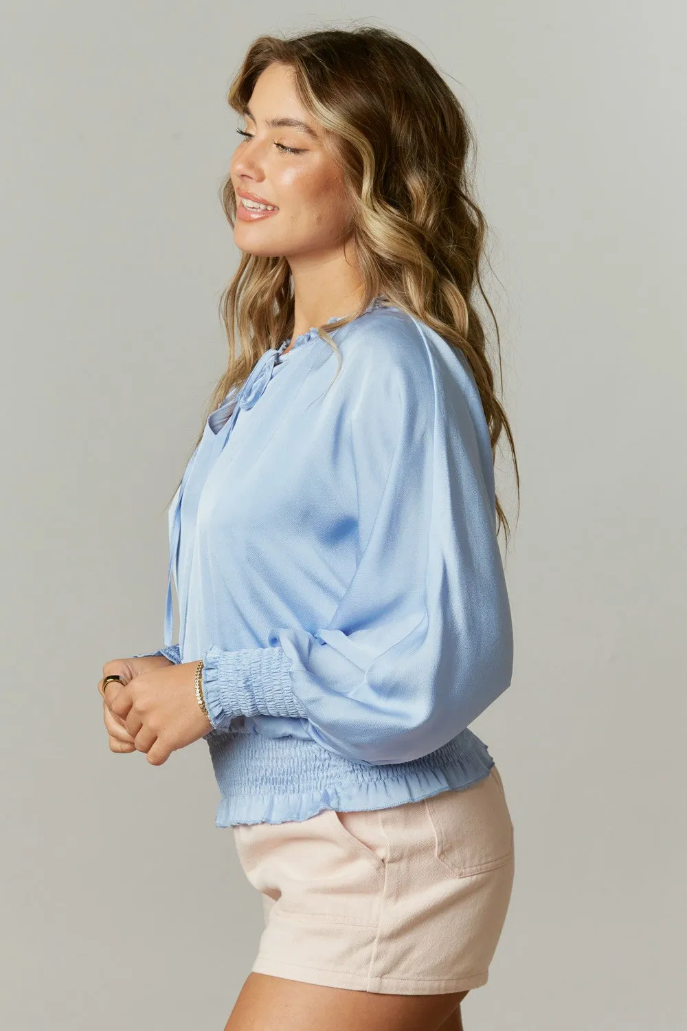 Solid Long Sleeve Top