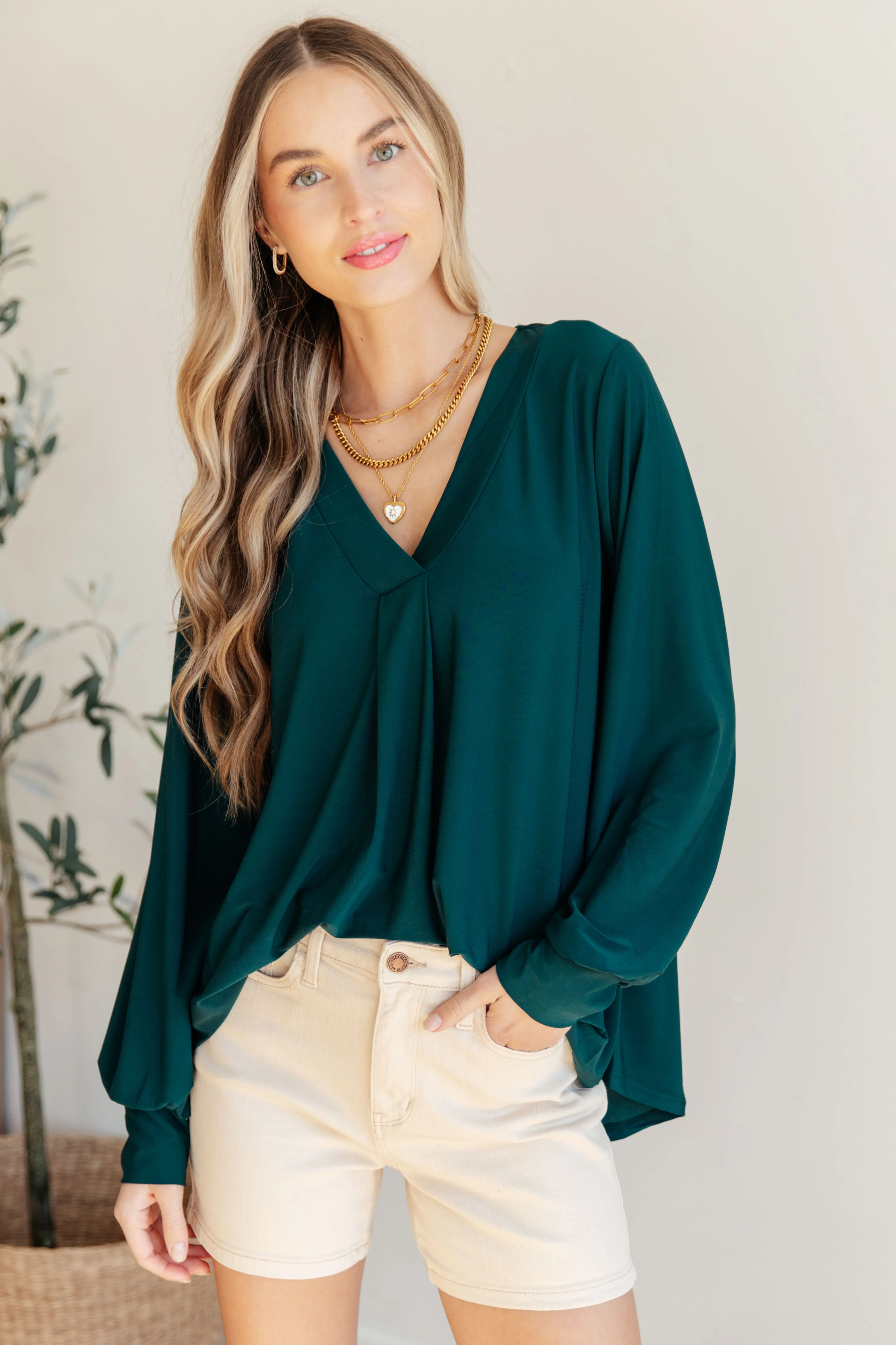 Sonya Balloon Sleeve Top