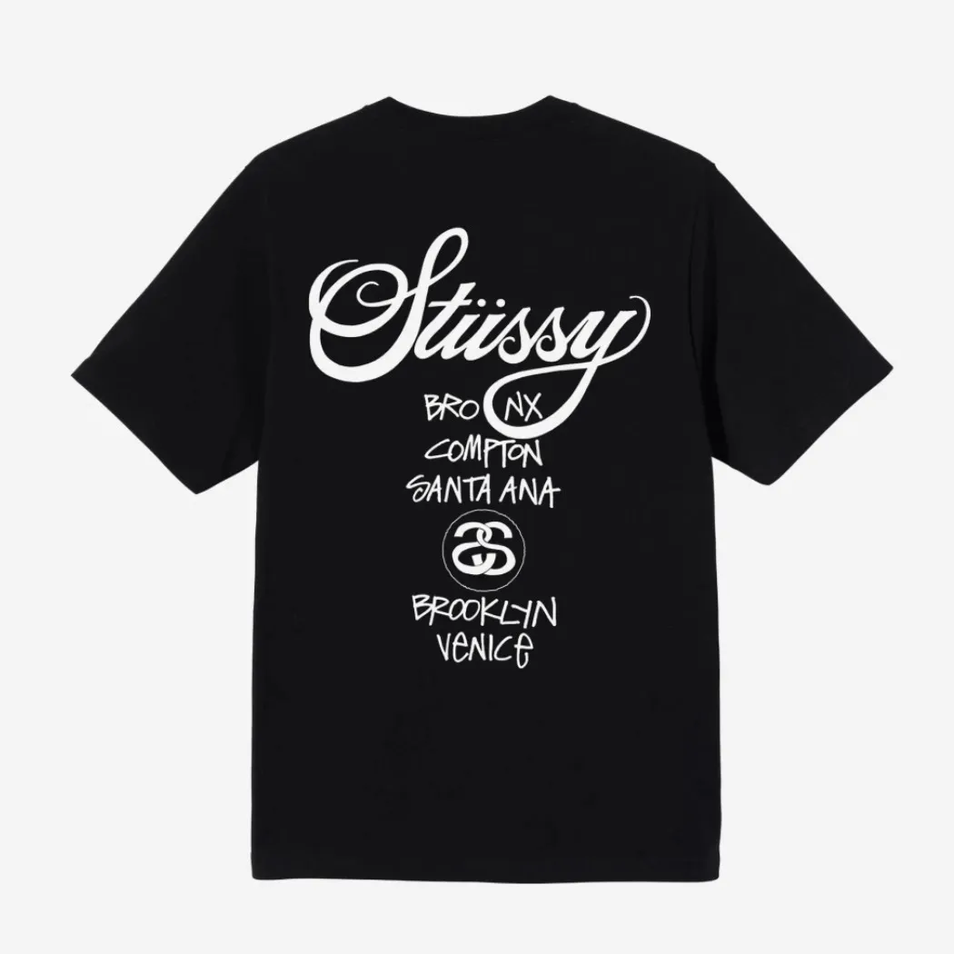 STUSSY  |Unisex Street Style Logo Skater Style T-Shirts