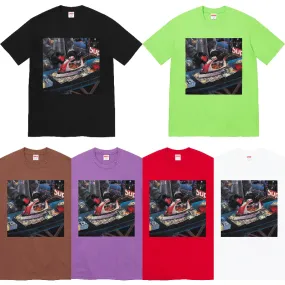 Supreme  |Unisex Street Style Collaboration Logo Skater Style T-Shirts