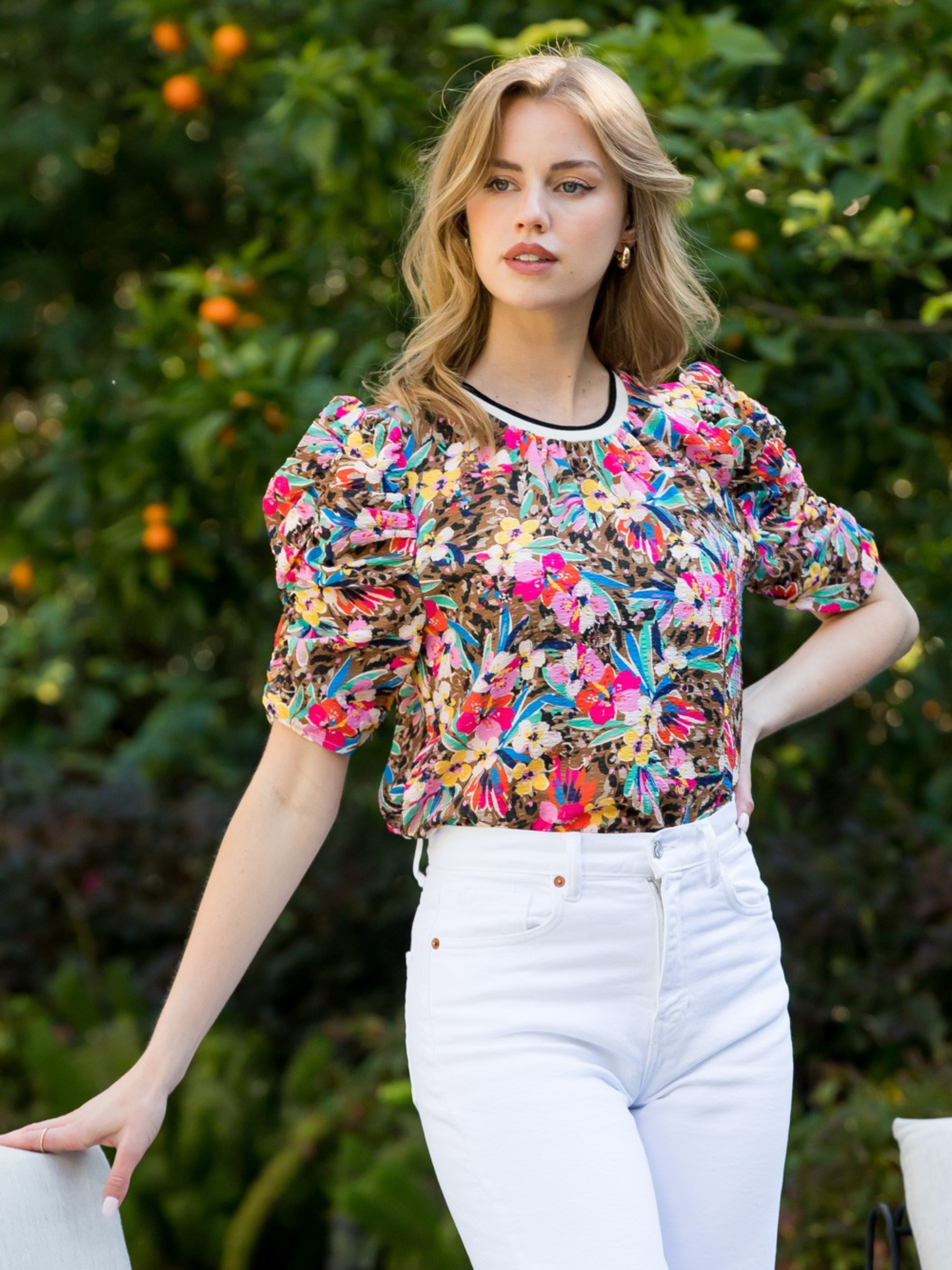 Take My Chances Floral Top