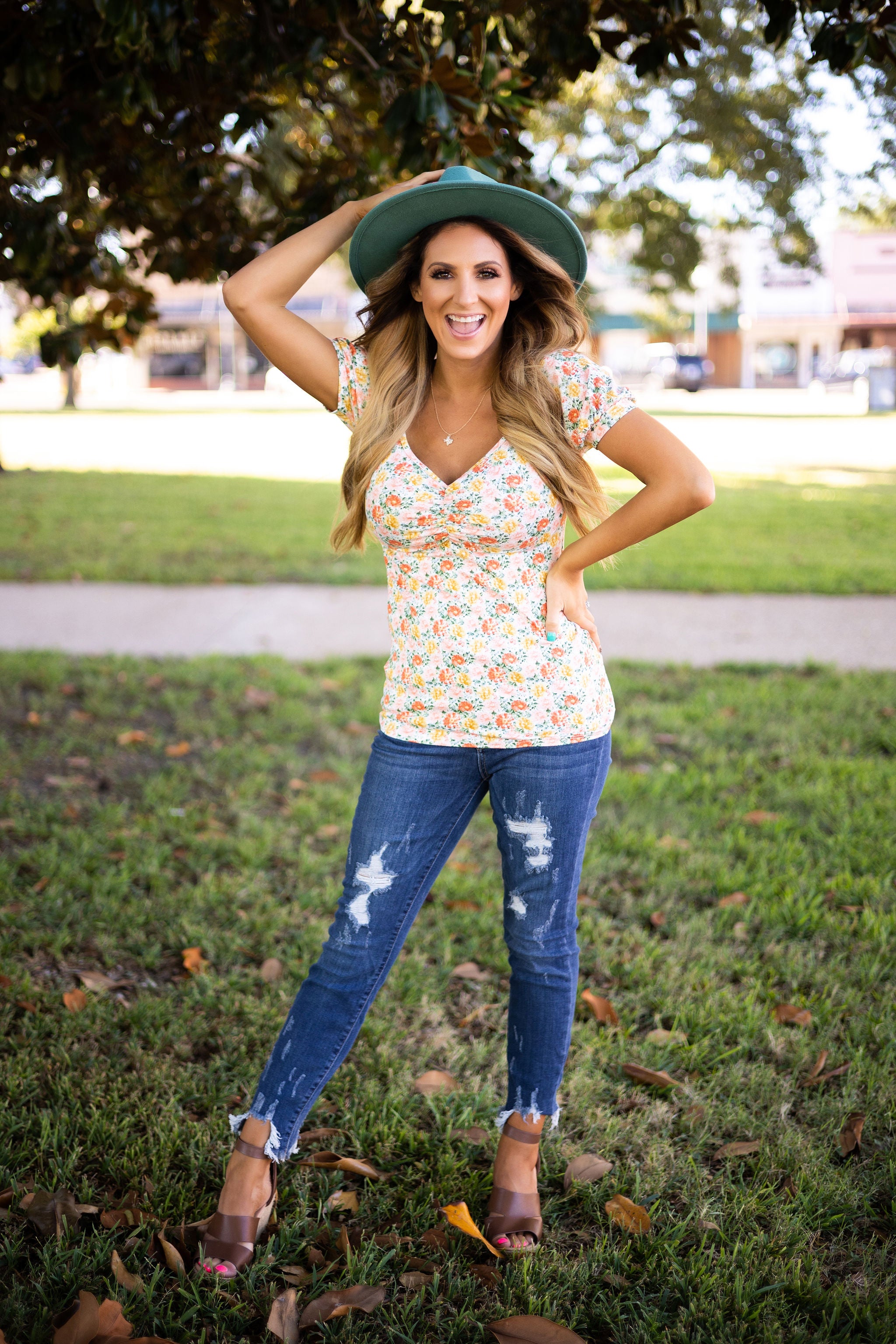 The Heartland Floral Top