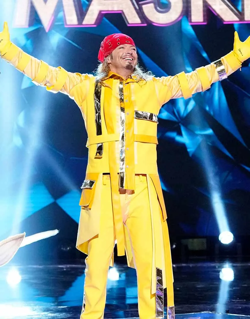 The Masked Singer Banana Jacket | Bret Michaels Jacket | Ujackets