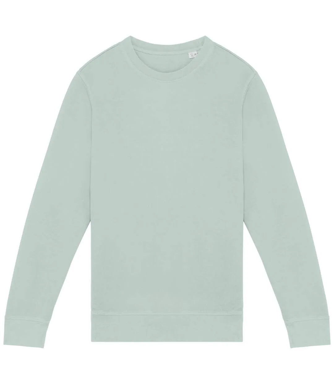 Unisex adult french terry sweatshirt washed jade green Native Spirit