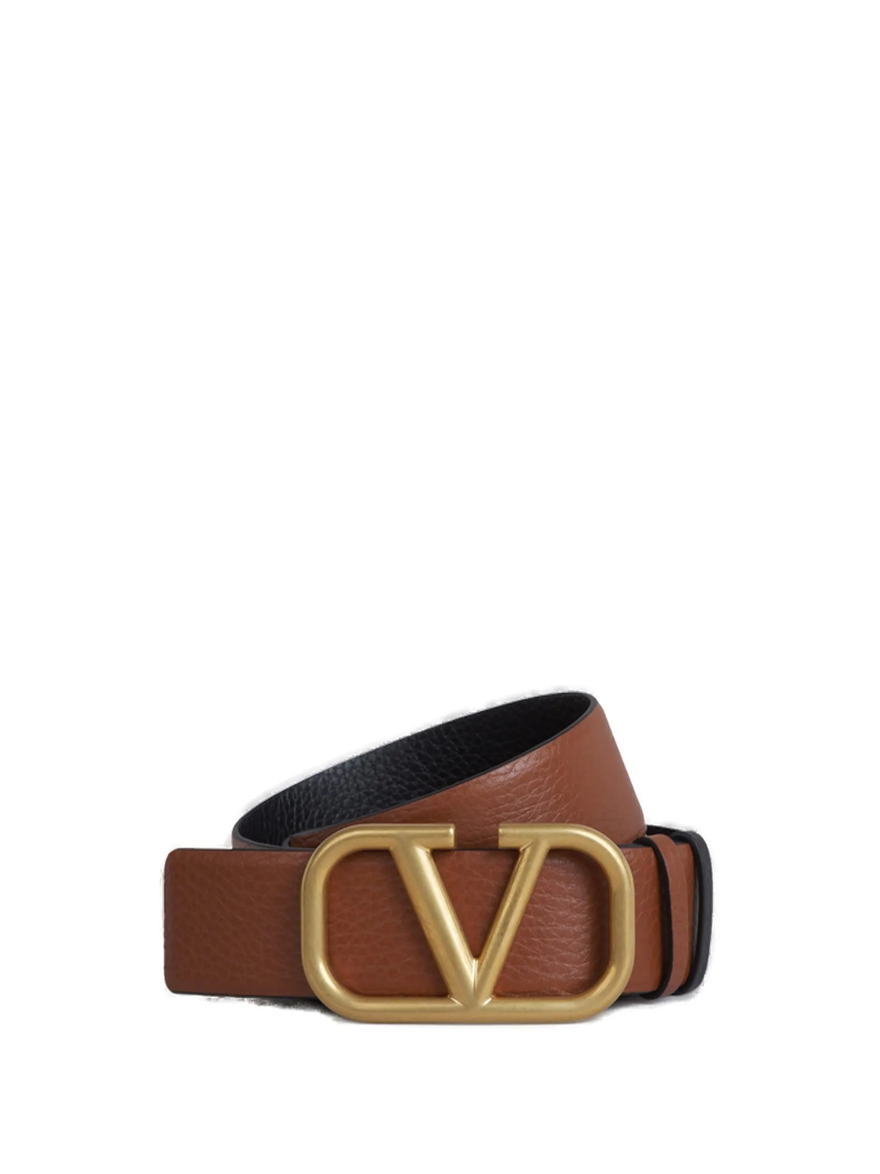 Valentino VLogo Plaque Reversibile Buckle Belt