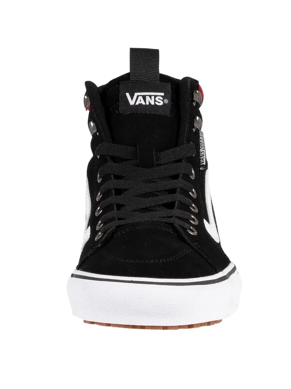 Vans Filmore Hi Vansguard Suede Trainers - Black/Red Plaid