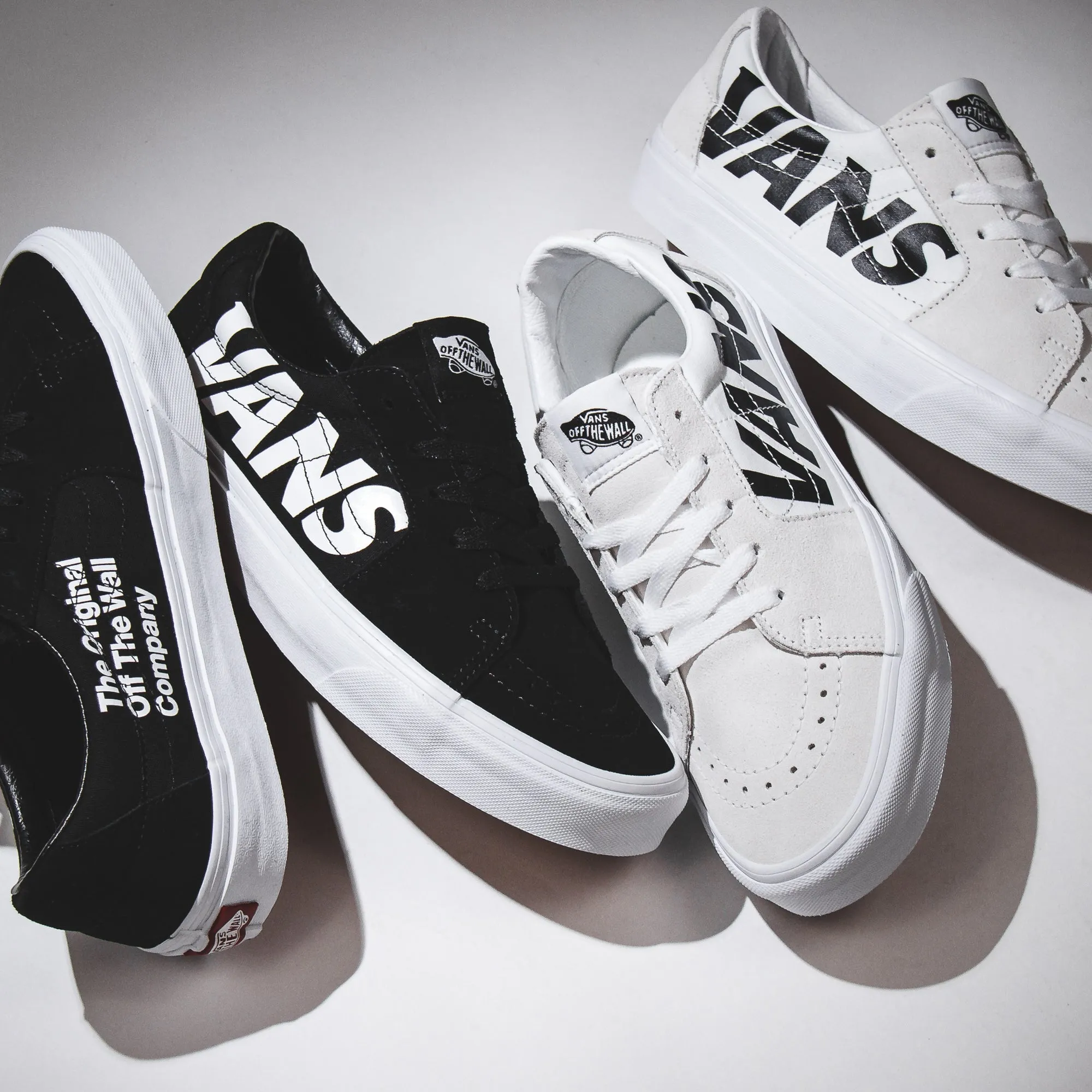 Vans Men Sk8-Low Hi-Def White Black VN0A4BVNYB2