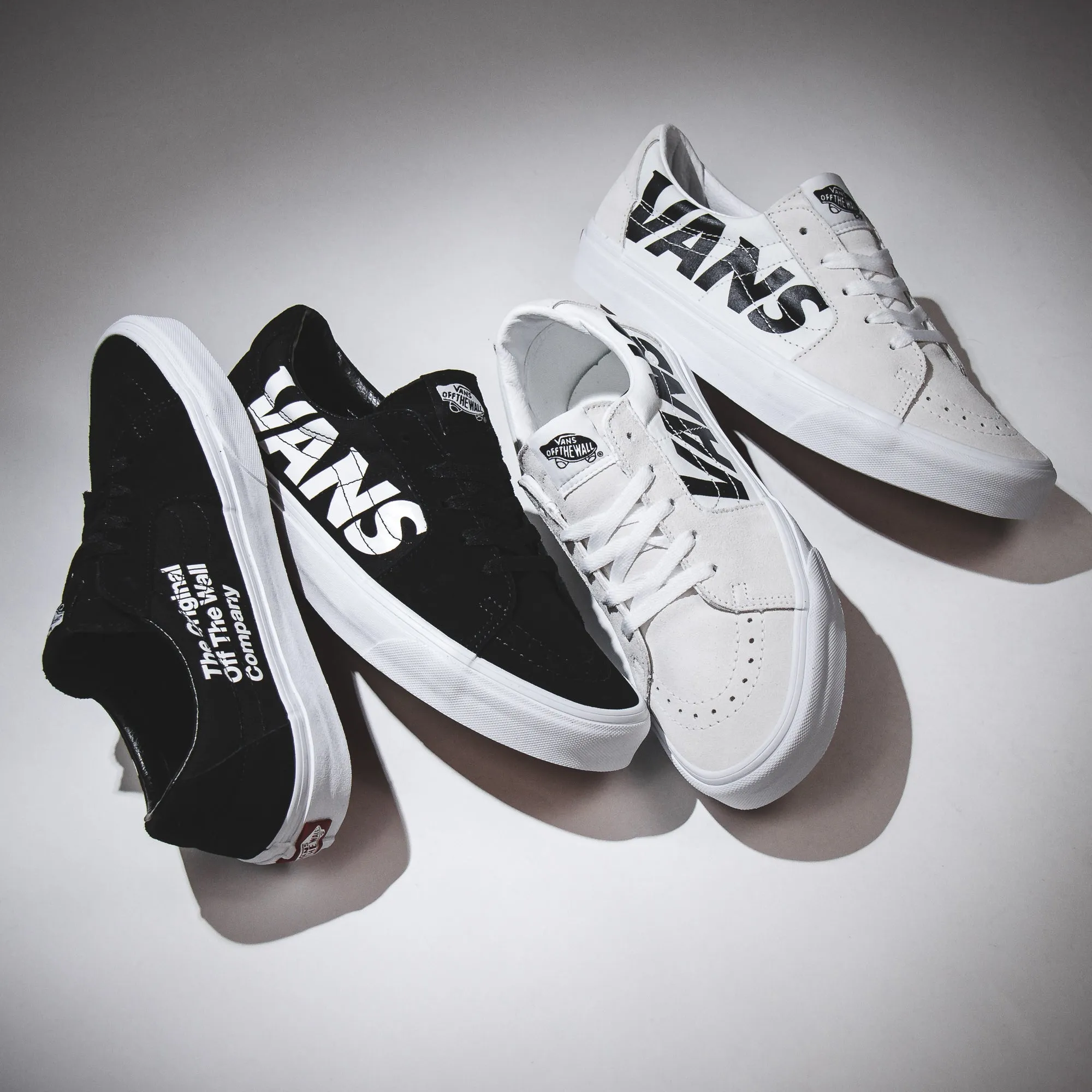 Vans Men Sk8-Low Hi-Def White Black VN0A4BVNYB2