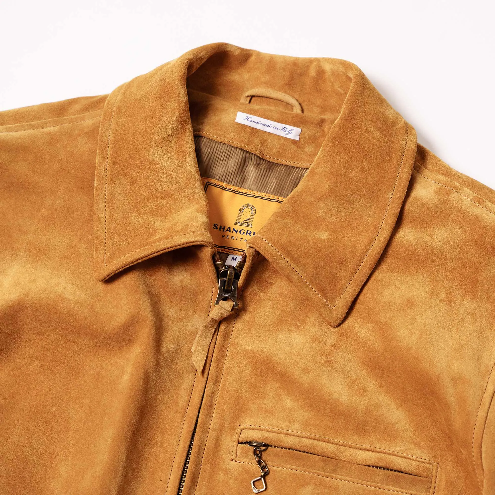 Varenne Sabbia Suede Jacket - Shangri-la Heritage