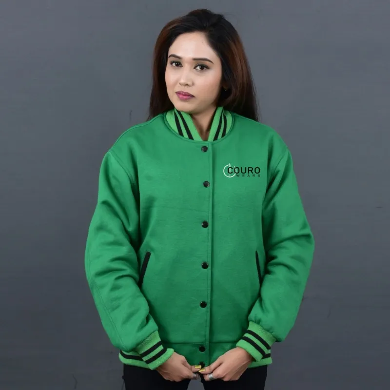 Varsity Jacket Cotton Fleece - Couro Wears