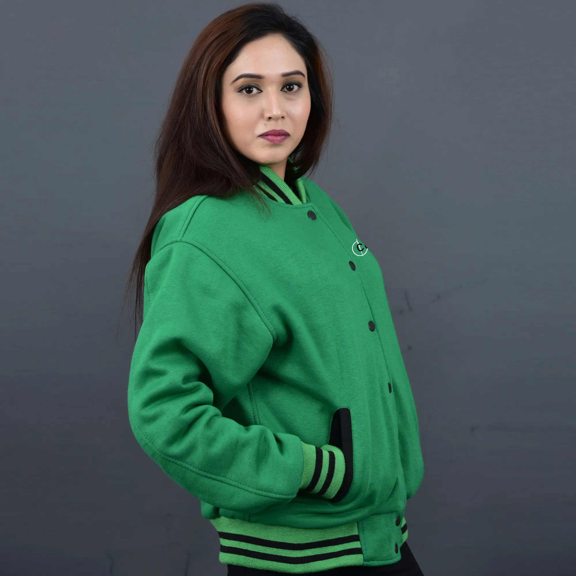 Varsity Jacket Cotton Fleece - Couro Wears