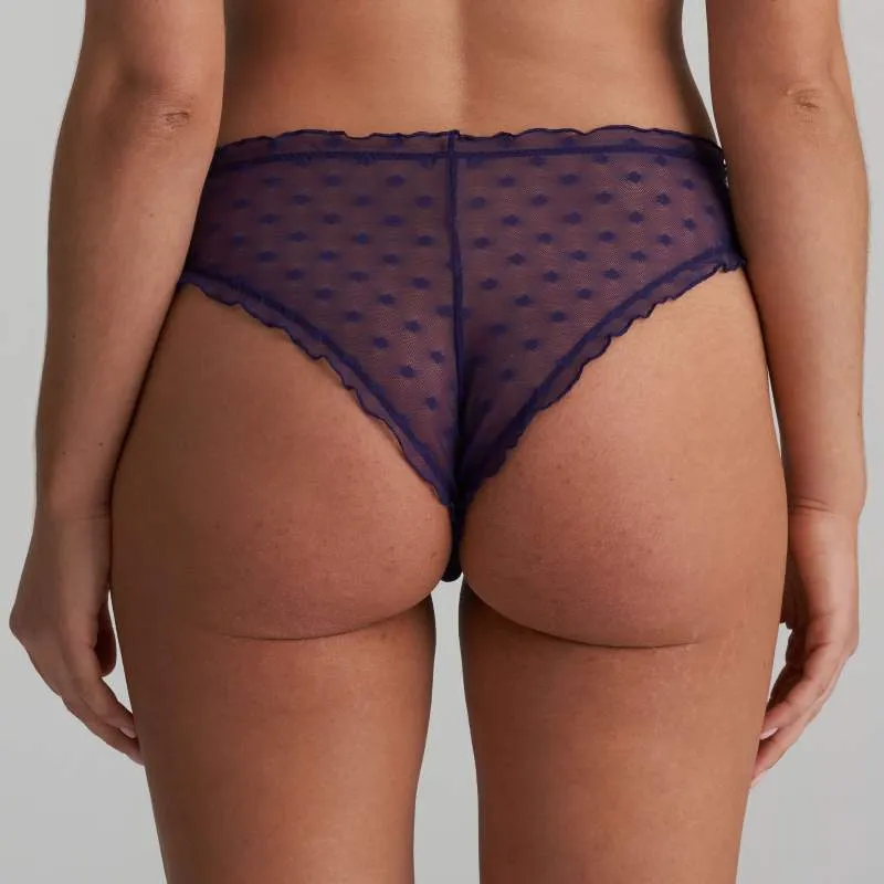 violet Brazilian thong- Lingerie Unas1 Discounts- 2024- Madrid-new-york