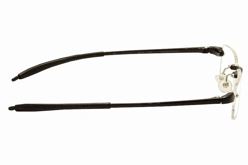 VisuaLites Vis1 Reading Glasses Men's Black Rimless +2.00