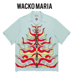 WACKO MARIA  |Unisex Street Style Short Sleeves Shirts