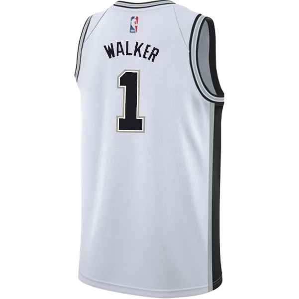 Walker San Antonio Spurs Men's Nike Custom Personalized Icon Swingman Jersey  White