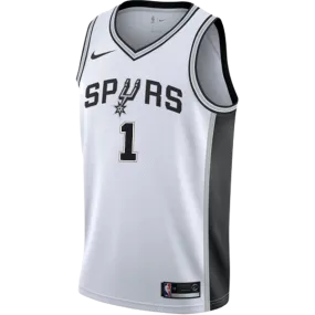 Walker San Antonio Spurs Men's Nike Custom Personalized Icon Swingman Jersey  White