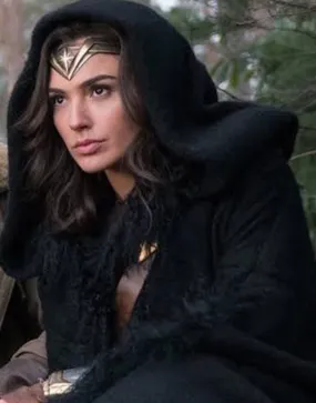 Wonder Woman 1984 Gal Gadot Trench Coat - Diana Prince Black Coat