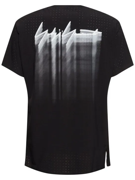 Y-3  |Plain Short Sleeves Logo Designers T-Shirts