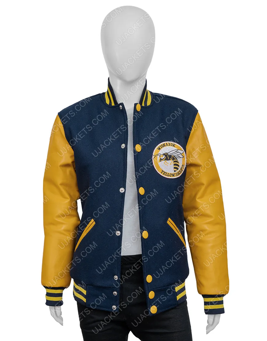 Yellowjackets 2021 Ella Purnell Varsity Jacket | Jackie Bomber Jacket