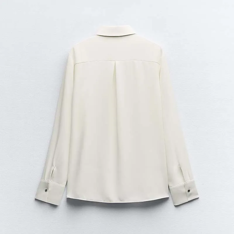 ZARA  |Office Style Elegant Style Shirts & Blouses